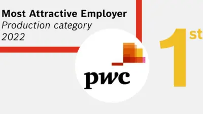 PwC 2022 - Gyártó kategória első helyezés