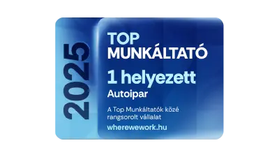 Wherewework 2025 - Autóipari kategória első helyezés