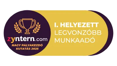 Zyntern 2025 - Legvonzóbb munkaadó első helyezés