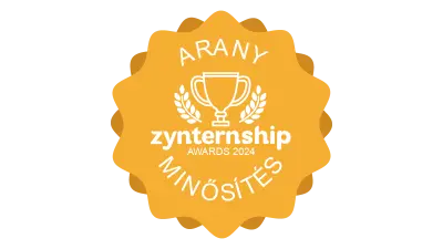 Zynternship Awards 2024 - Junior Managers Program arany minősítés