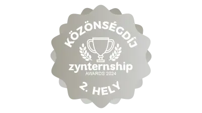 Zynternship Awards 2024 - Junior Managers Program közönségdíj második helyezés