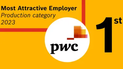PwC 2023 - Gyártás kategória első helyezés