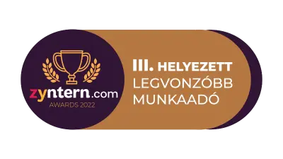 Zyntern 2022 - Legvonzóbb munkaadó harmadik helyezés